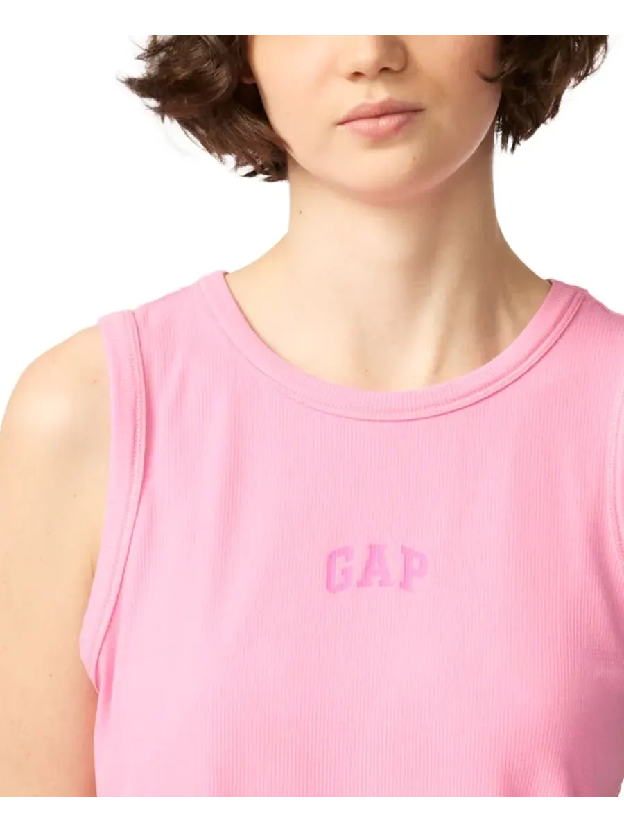 Комплект из топа и шорт GAP — изображение 4 из 5, розовый