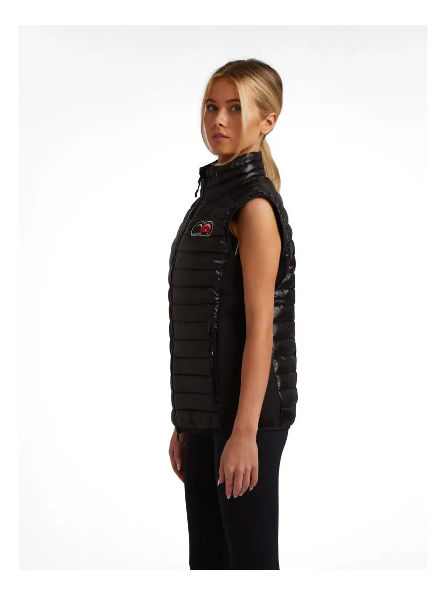 Женский жилет-пуховик Sportl1te Funnel Lightweight Gilet 2.0 Puffer Vest JACK1T — изображение 2 из 8, черный