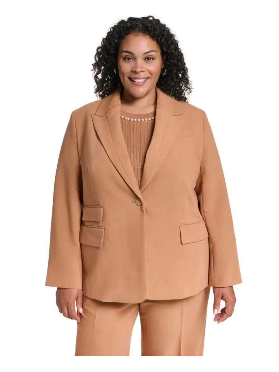 Жакет с одним рядом пуговиц Plus Size KARL LAGERFELD PARIS