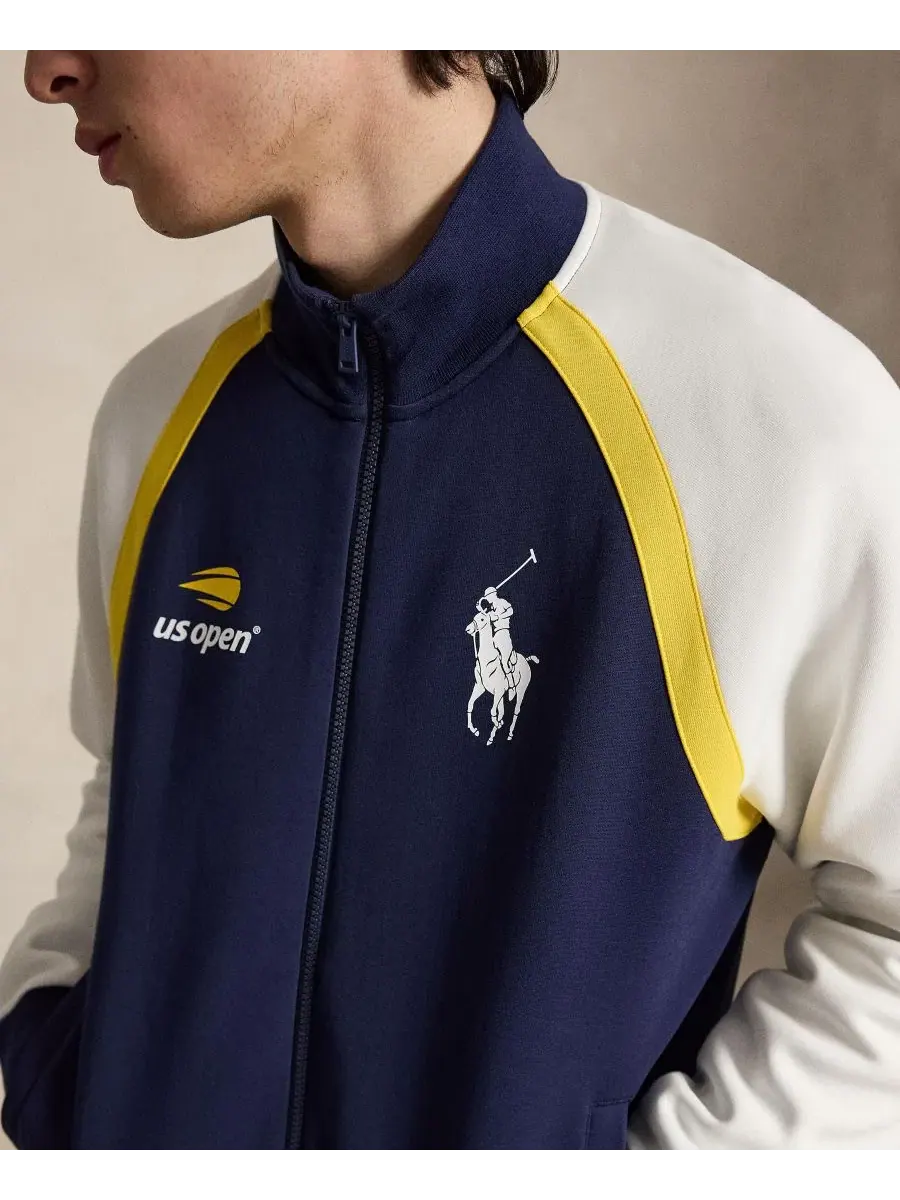 Куртка-бомбер с воротником-стойкой Polo Ralph Lauren — изображение 3 из 6, темно-синий мульти