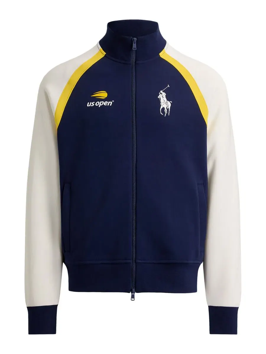 Куртка-бомбер с воротником-стойкой Polo Ralph Lauren — изображение 5 из 6, темно-синий мульти