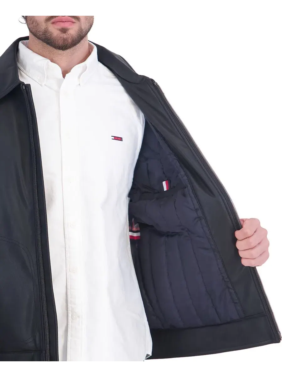 Куртка мужская с воротником-стойкой Tommy Hilfiger — изображение 4 из 5, черный