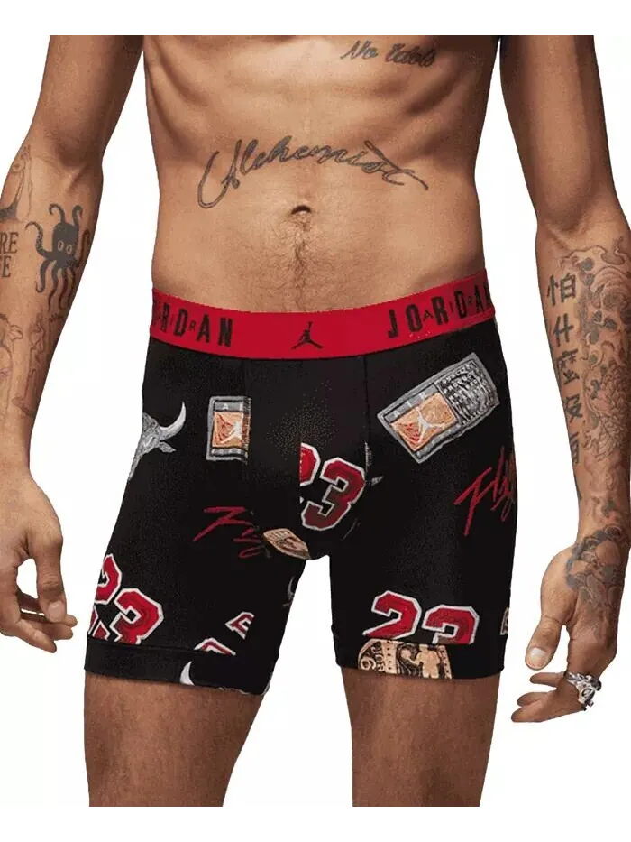 Комплект из 2 мужских боксеров-боксеров с принтом MJ Essentials Poly Dri-FIT Jordan