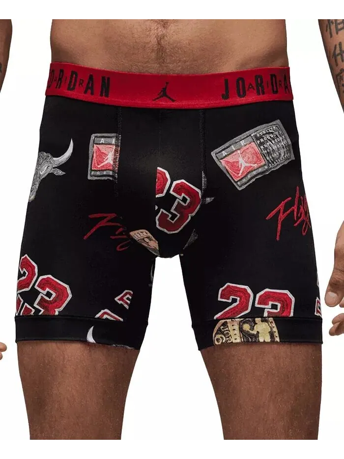 Комплект из 2 мужских боксеров-боксеров с принтом MJ Essentials Poly Dri-FIT Jordan — изображение 4 из 11, голубой