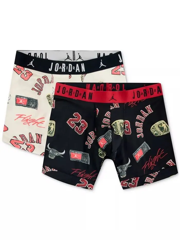 Комплект из 2 мужских боксеров-боксеров с принтом MJ Essentials Poly Dri-FIT Jordan — изображение 7 из 11, голубой