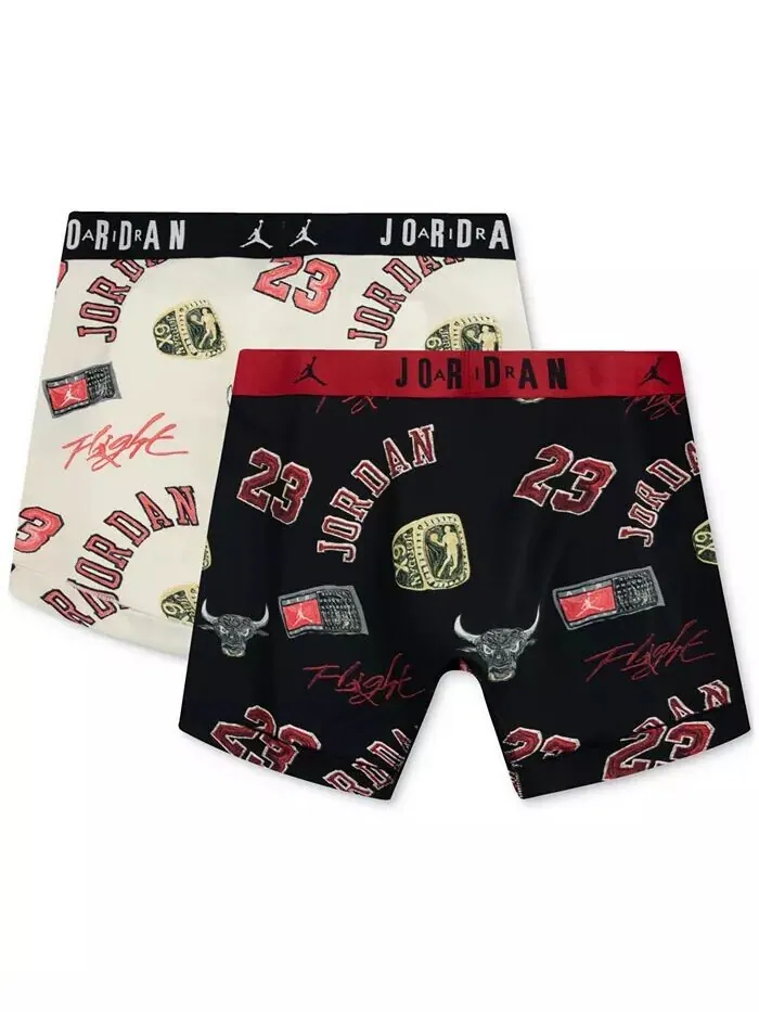 Комплект из 2 мужских боксеров-боксеров с принтом MJ Essentials Poly Dri-FIT Jordan — изображение 10 из 11, голубой