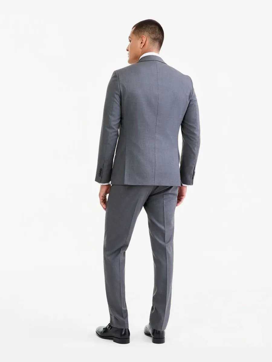 Костюм-тройка slim fit Techni-Cole Kenneth Cole Reaction — изображение 9 из 9, серый
