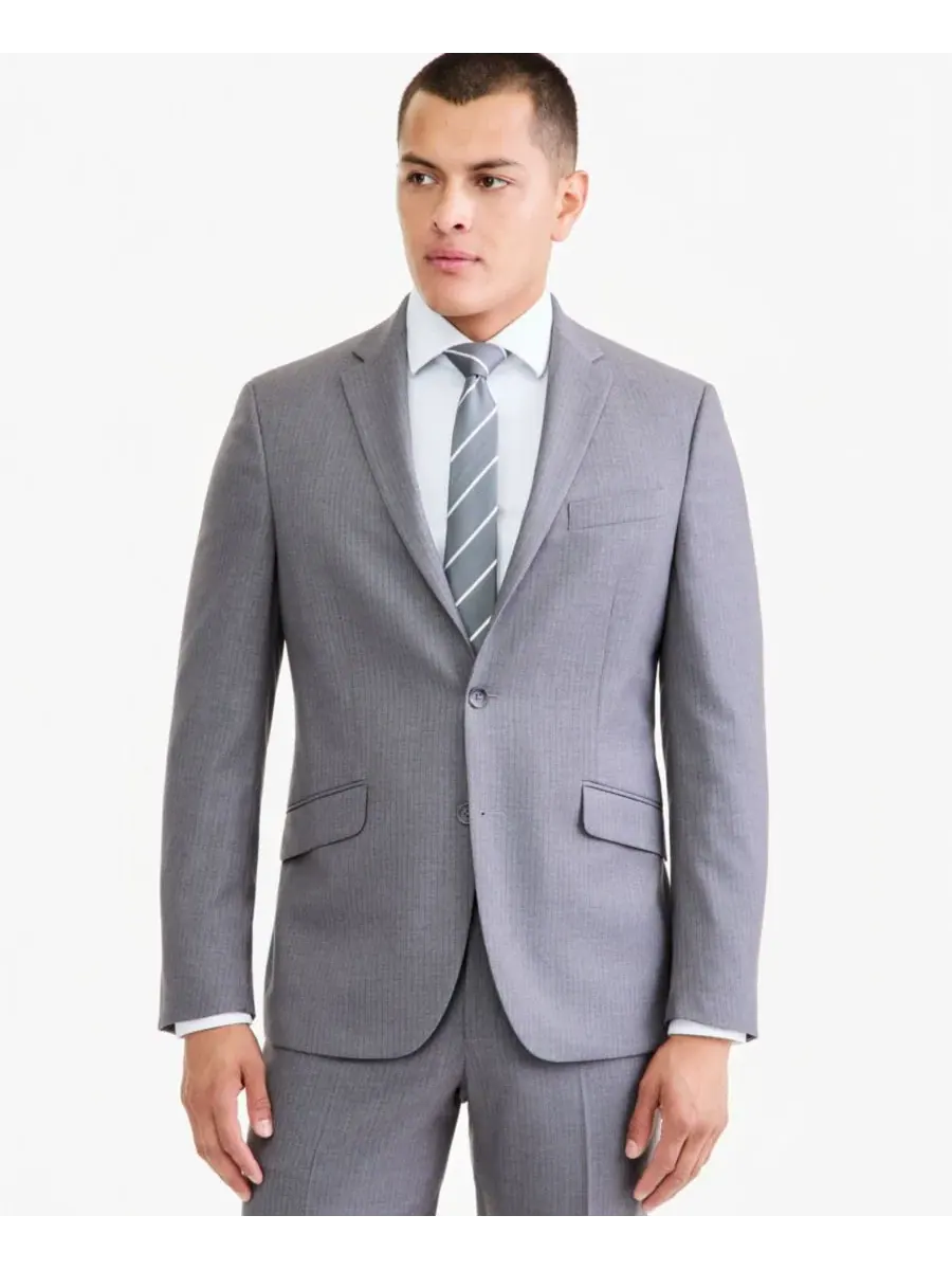 Костюм-тройка slim fit Techni-Cole Kenneth Cole Reaction — изображение 3 из 3, серый