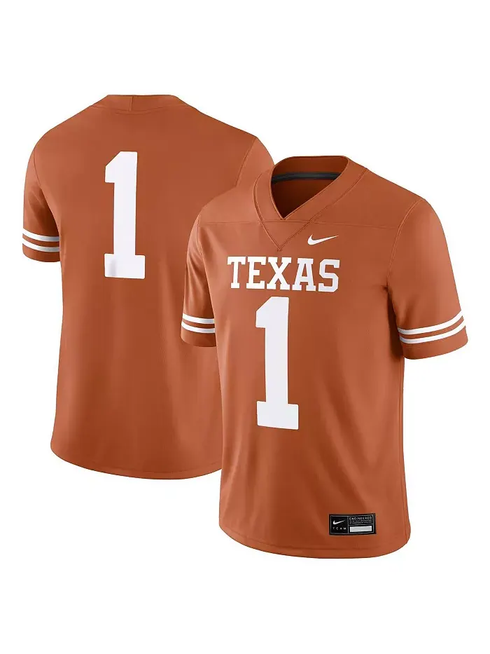 Мужская игровая футболка Texas Longhorns Nike