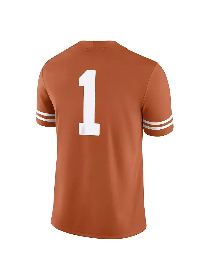 Мужская игровая футболка Texas Longhorns Nike — изображение 3 из 3, оранжевый