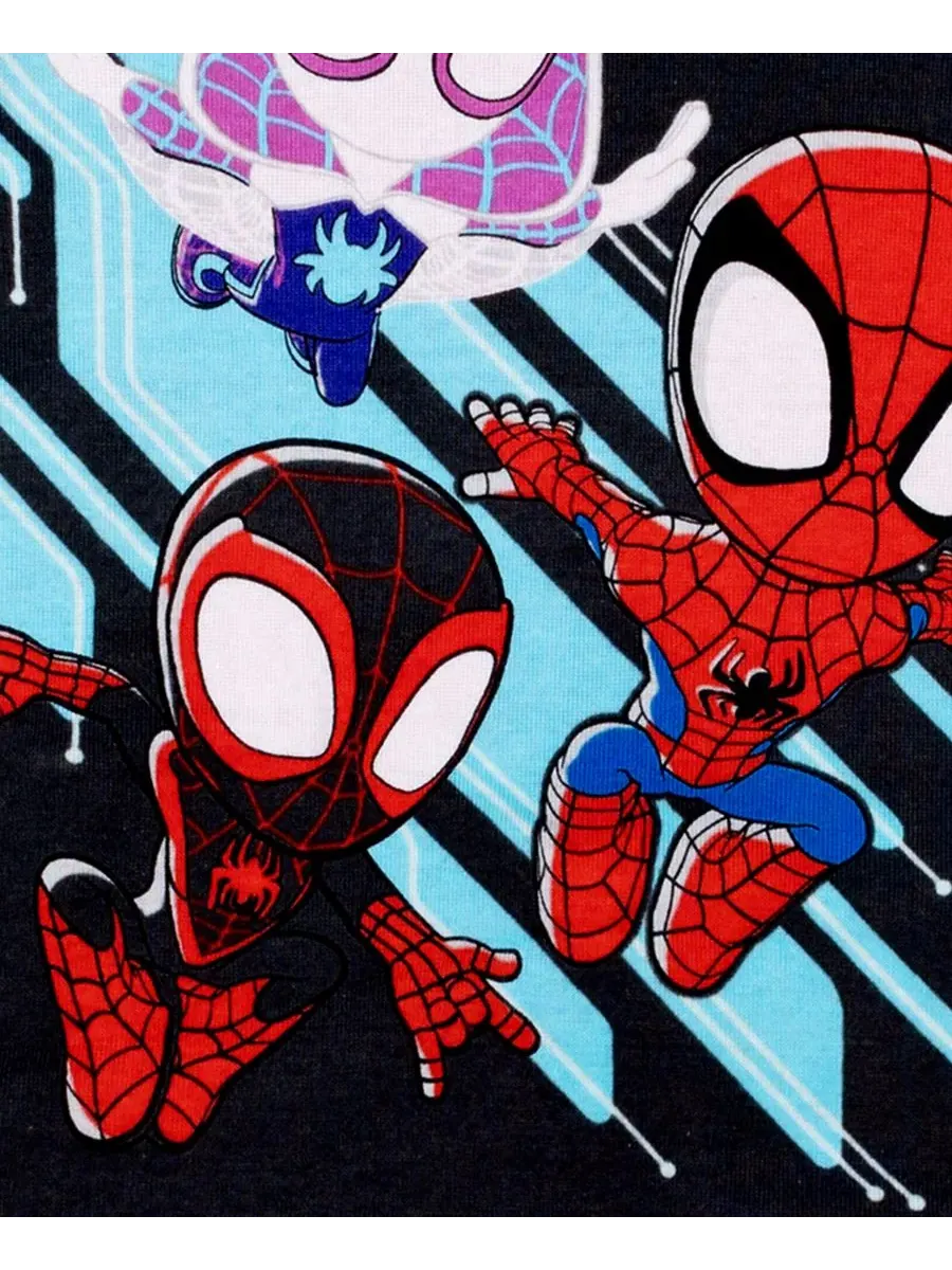 Пижамный комплект с принтом Techno Spidey, 4 предмета Spider-Man — изображение 5 из 5, красный/синий