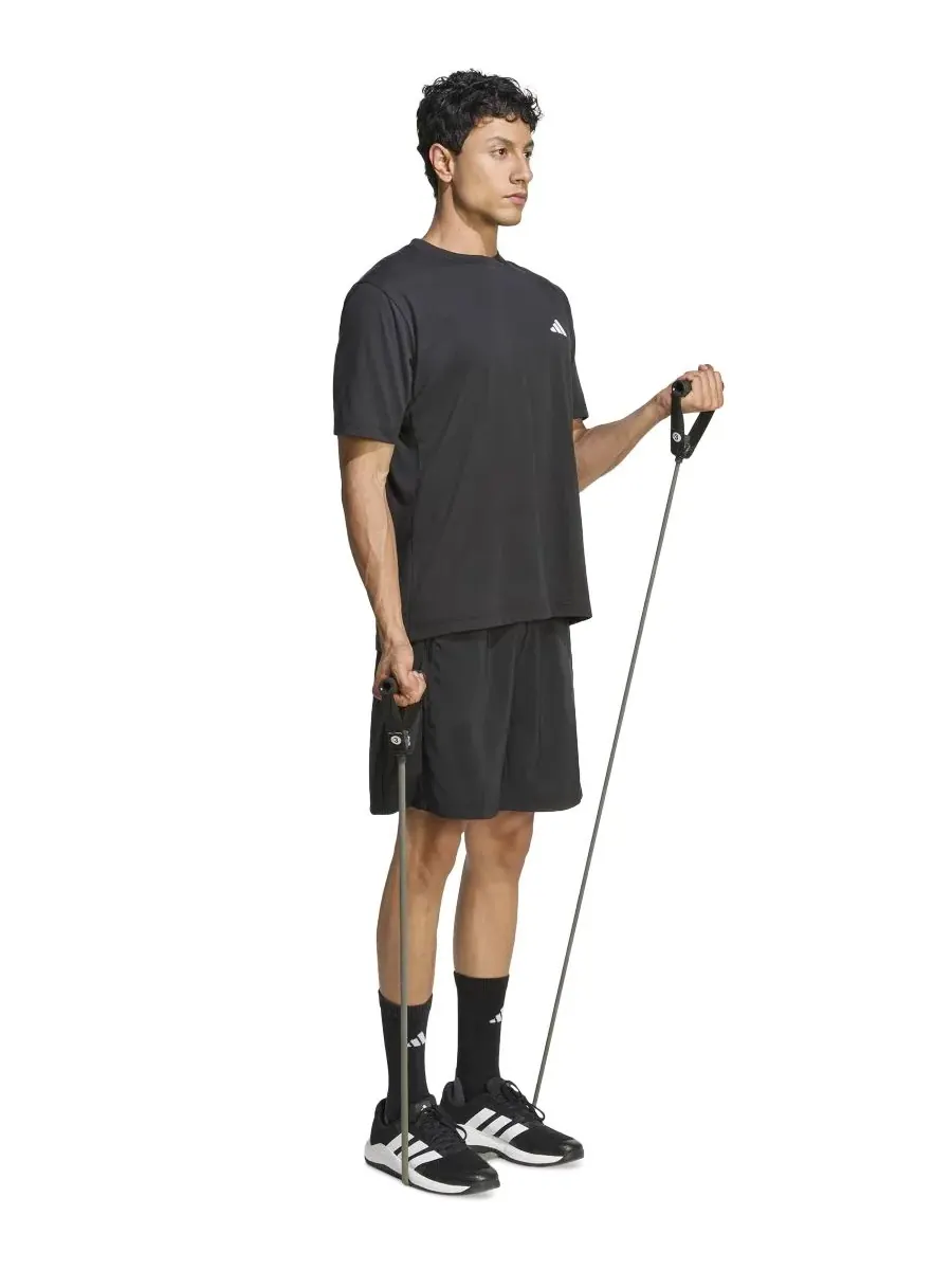 Мужские спортивные шорты из тканого материала Base Woven Shorts Adidas — изображение 2 из 3, черный