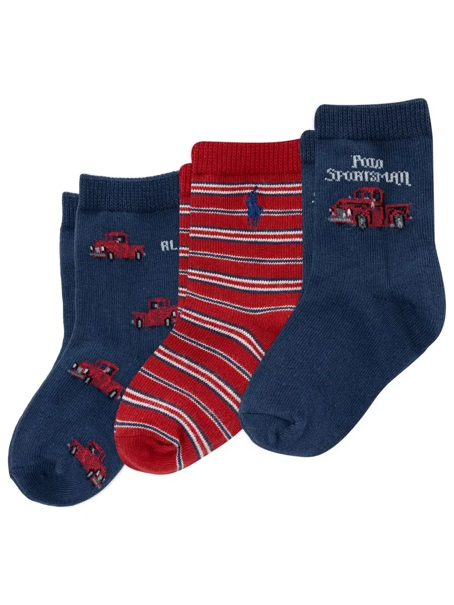 Комплект носков с принтом Vintage Truck Polo Ralph Lauren