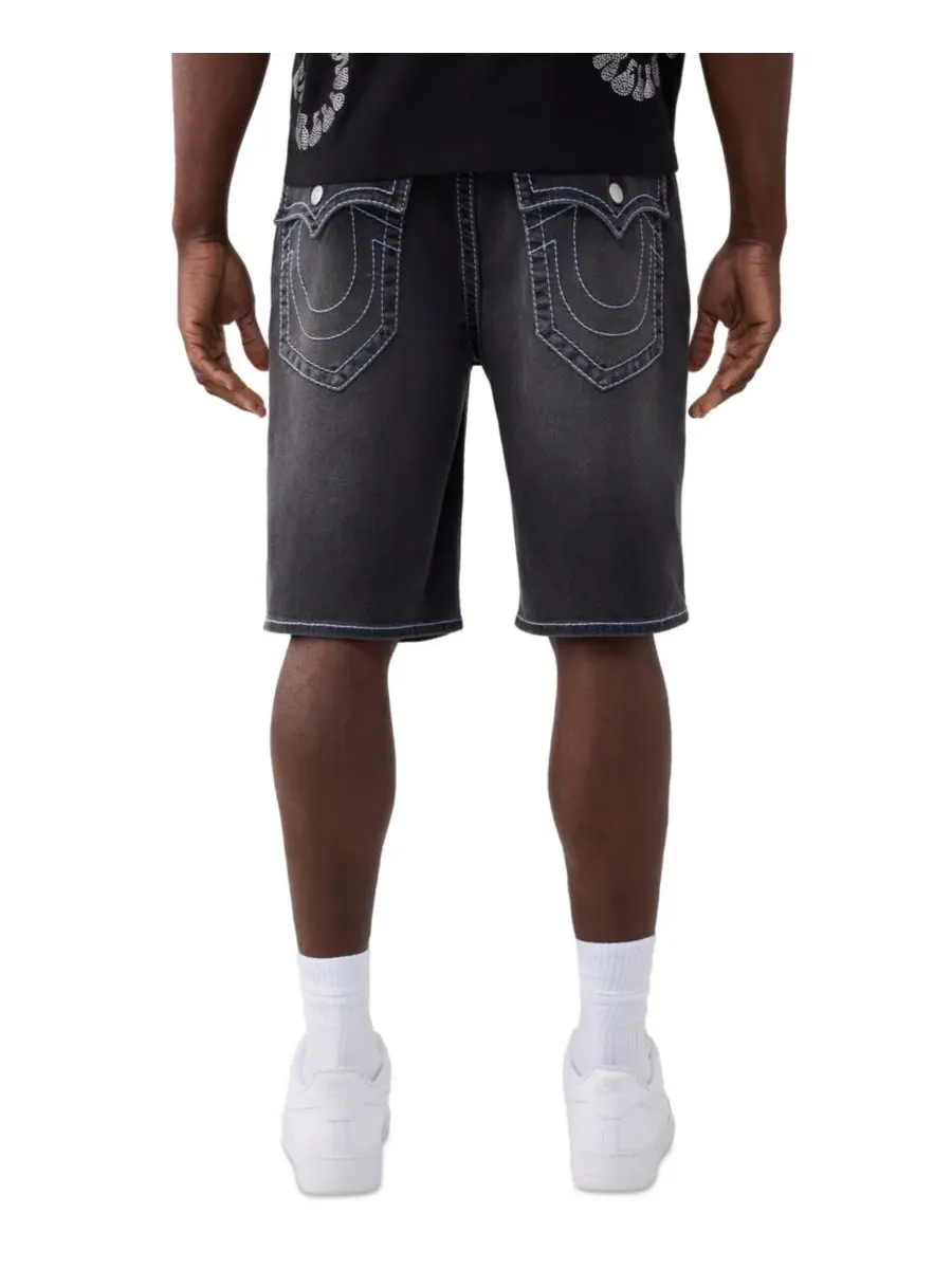 Мужские свободные джинсовые шорты Big T Flap True Religion