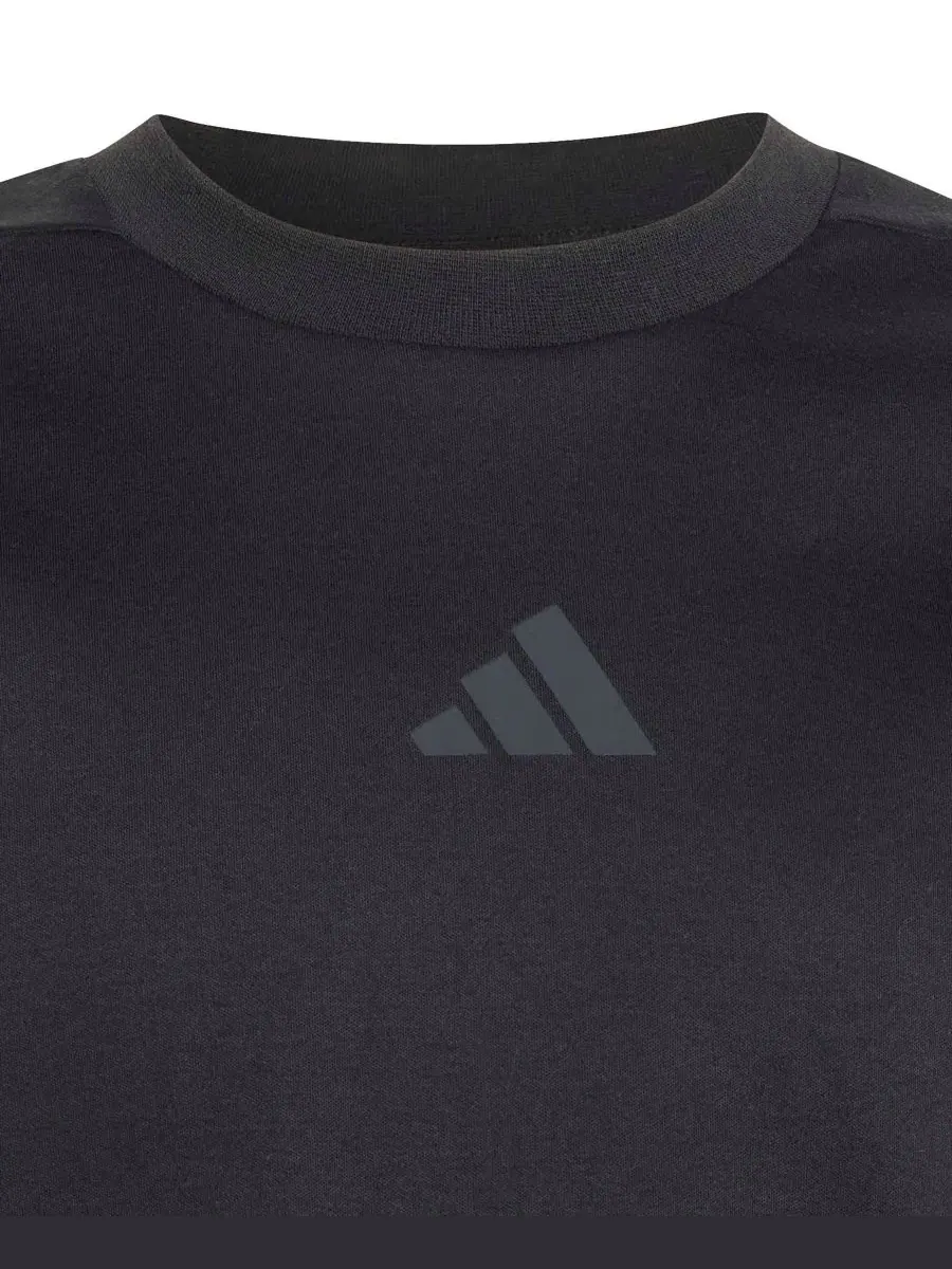 Футболка свободного кроя с коротким рукавом Z.N.E. adidas — изображение 3 из 3, черный