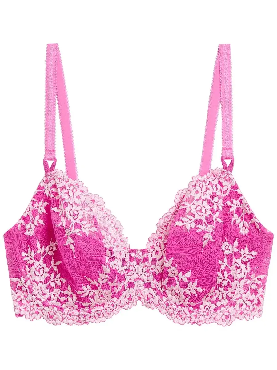 Бюстгальтер с нижней поддержкой Embrace Lace Wacoal — изображение 4 из 4, розовый
