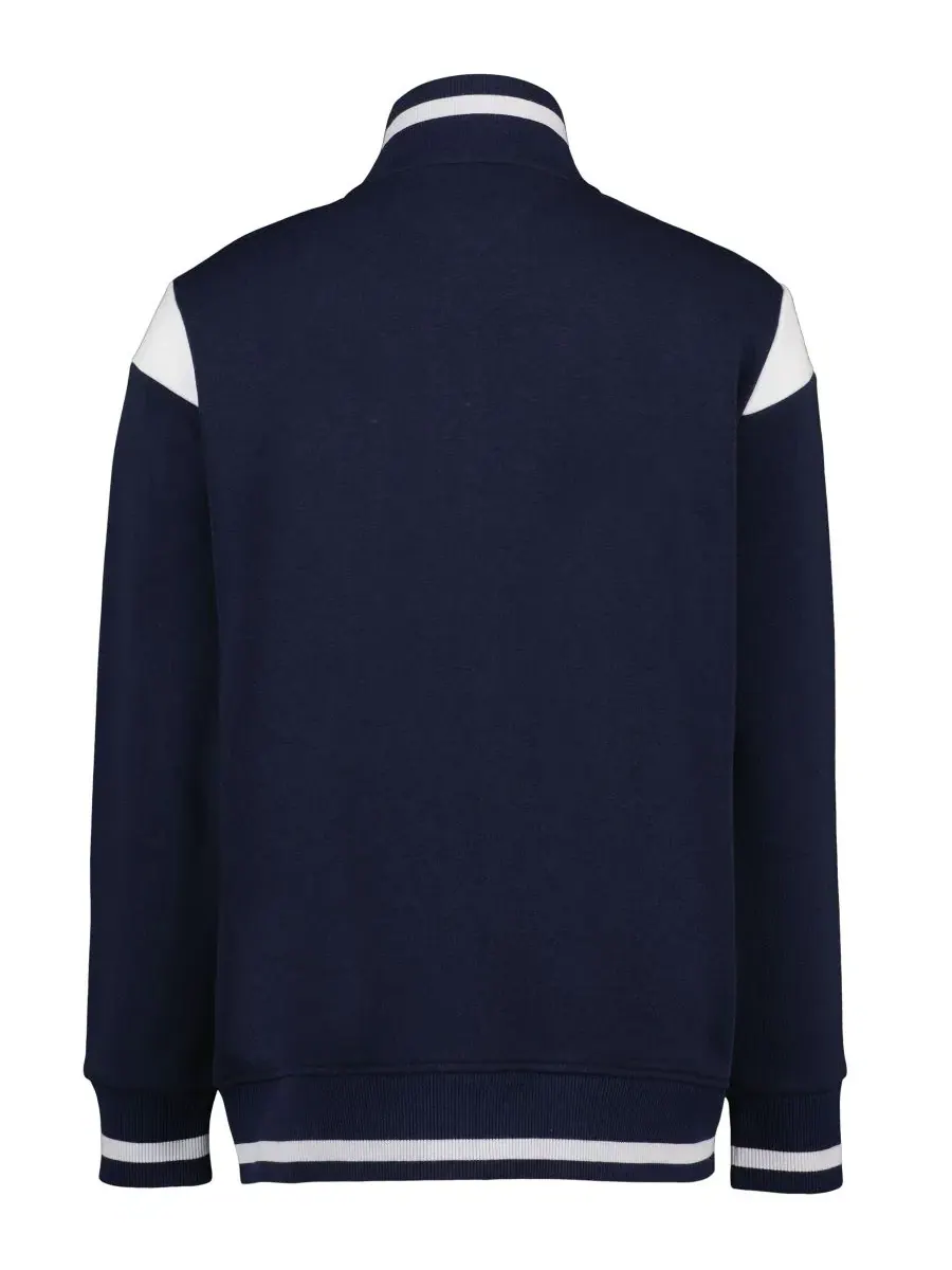 Куртка-бомбер из флиса с принтом Collegiate Tommy Hilfiger — изображение 5 из 8, темно-синий