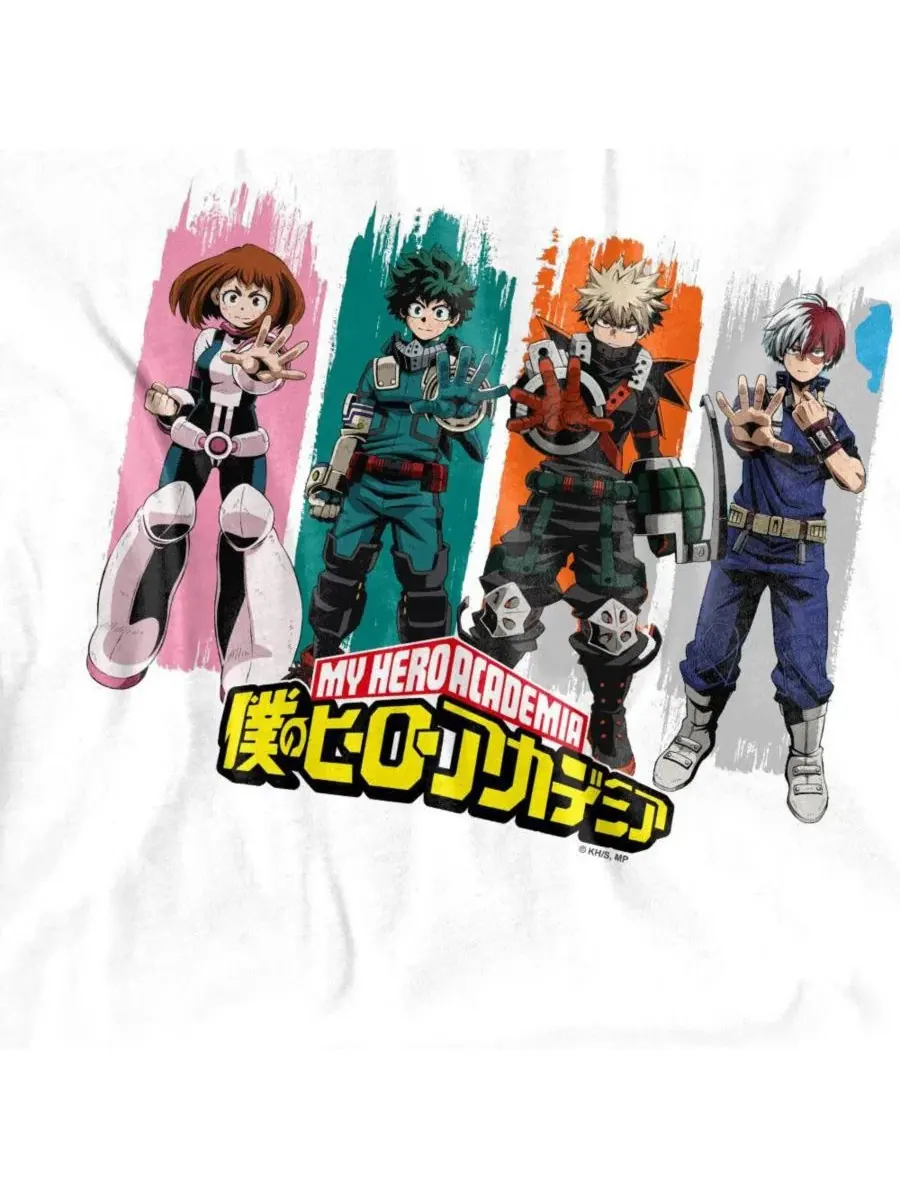 Футболка с принтом Class 1A Victory My Hero Academia — изображение 3 из 3, белый