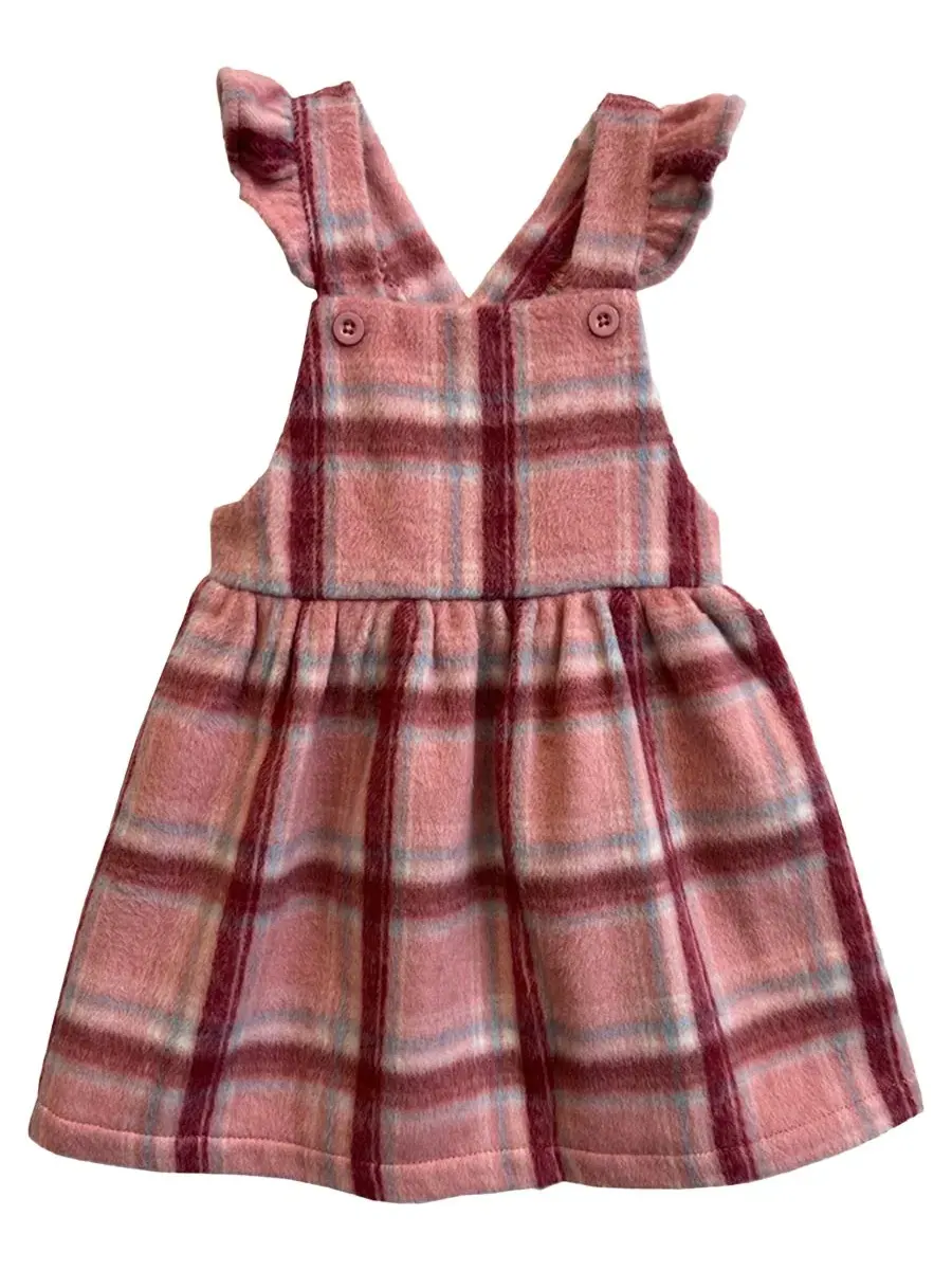 Комплект из топа, платья-сарафана и повязки на голову с бантом, модель Matching Bow Headband — изображение 2 из 3, розовый