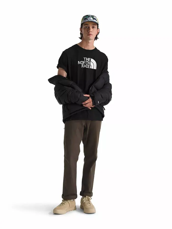 Мужская футболка с коротким рукавом Core Half Dome The North Face — изображение 2 из 2, черный белый