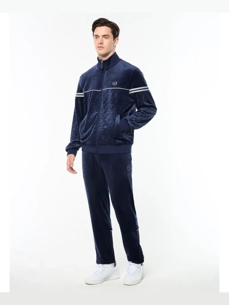 Куртка-бомбер Sergio Tacchini Bandiera Track Jacket — изображение 3 из 5, синий