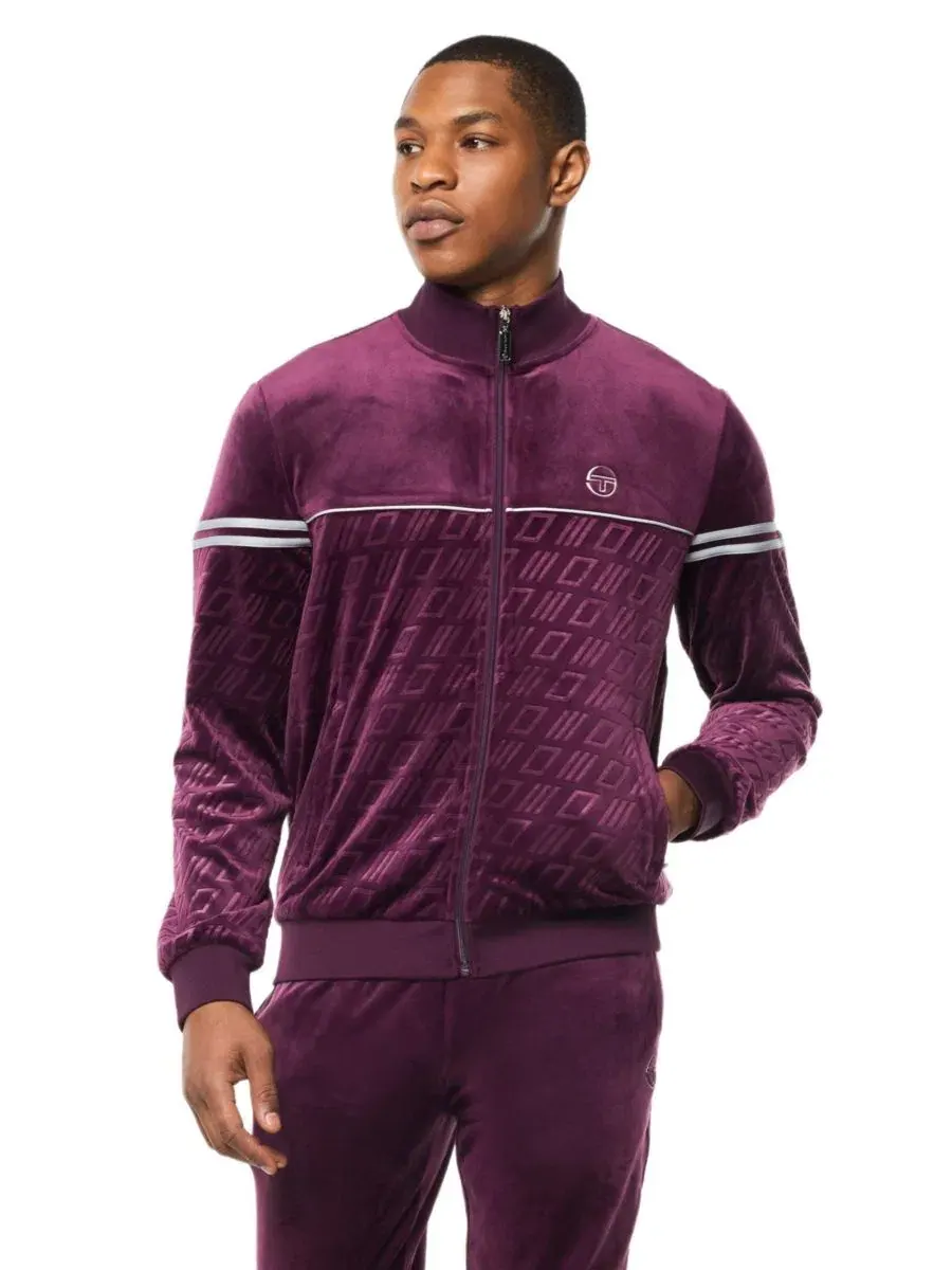 Куртка-тренч Bandiera Track Jacket Sergio Tacchini — изображение 1 из 5, фиолетовый