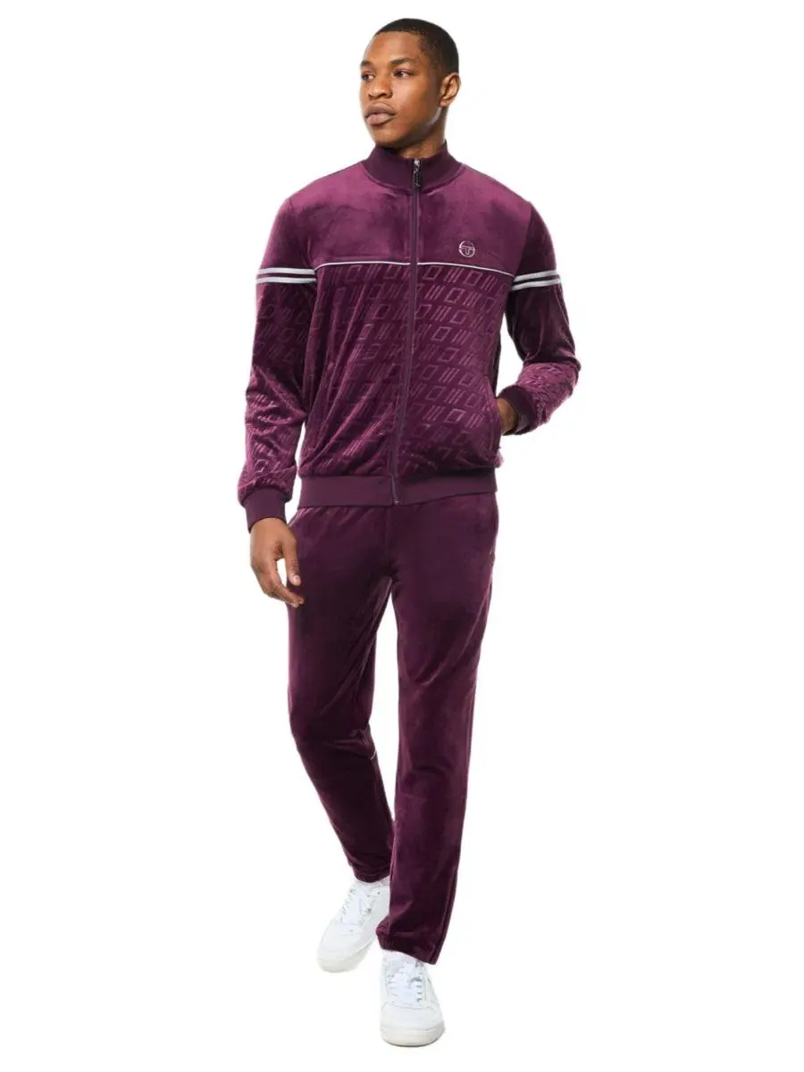Куртка-тренч Bandiera Track Jacket Sergio Tacchini — изображение 2 из 5, фиолетовый