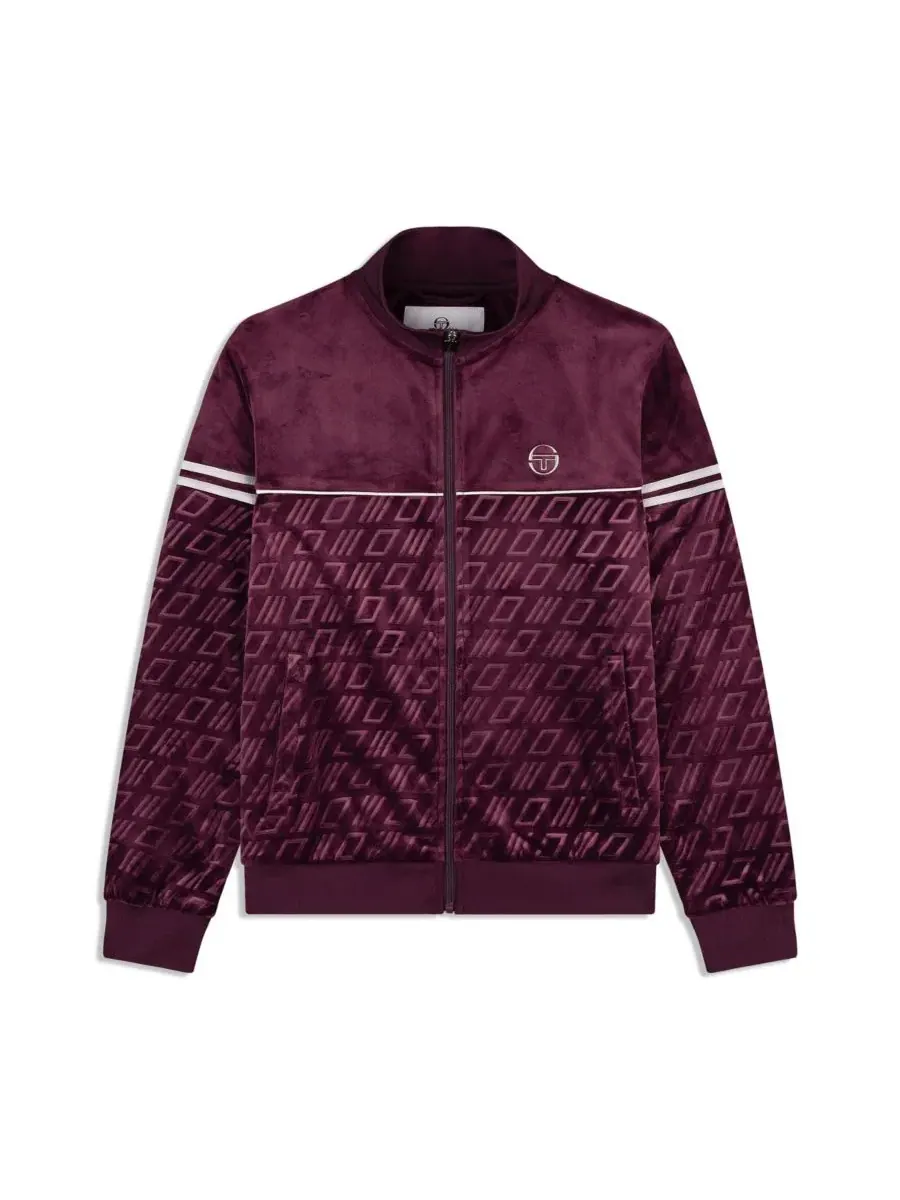 Куртка-тренч Bandiera Track Jacket Sergio Tacchini — изображение 5 из 5, фиолетовый