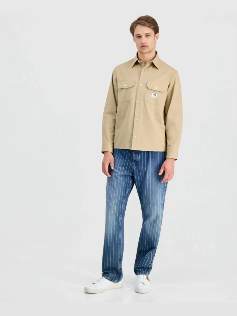 Рубашка-куртка Ekyonone Hugo Boss — изображение 2 из 4, бежевый