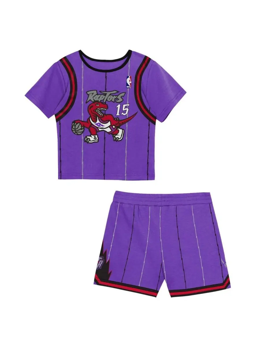 Комплект футболки и шорт с принтом в стиле баскетбольной формы Vince Carter Mitchell & Ness