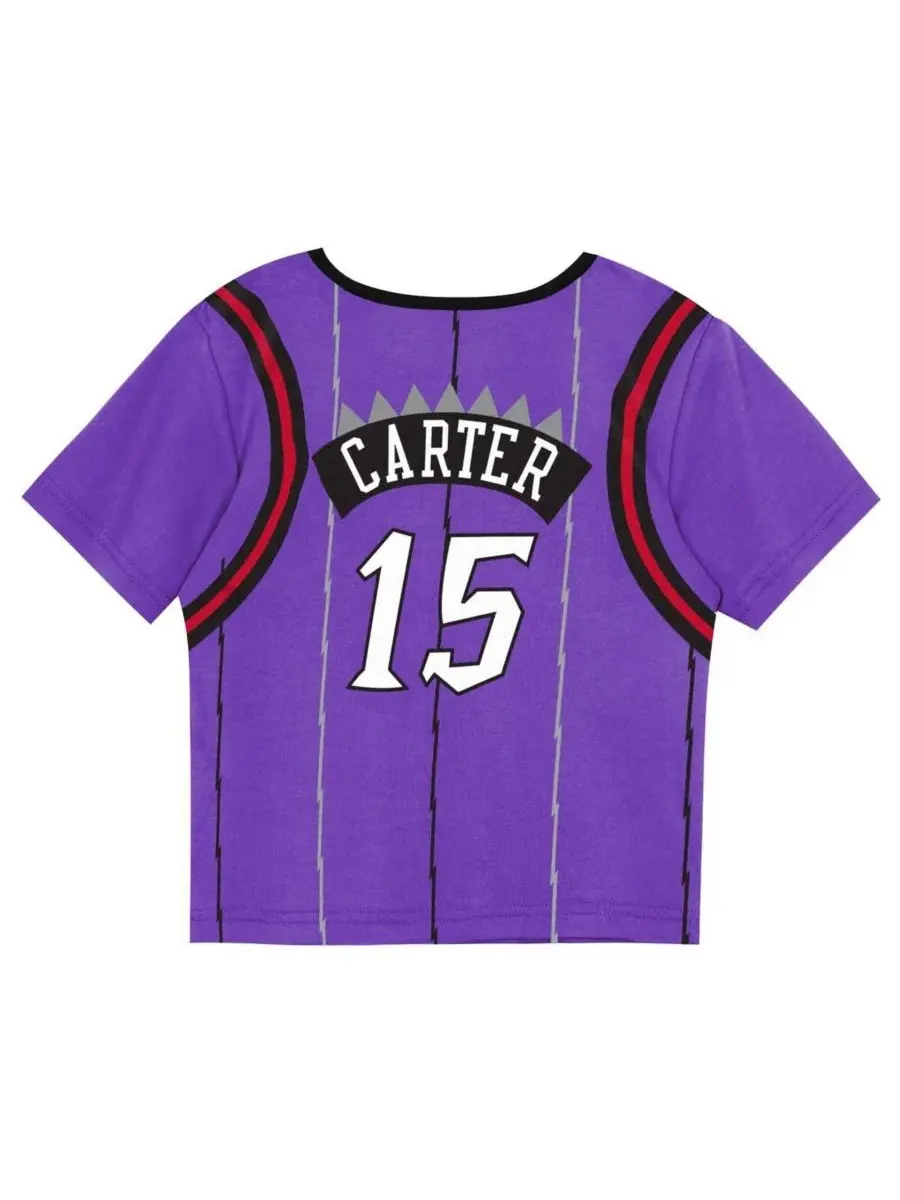 Комплект футболки и шорт с принтом в стиле баскетбольной формы Vince Carter Mitchell & Ness — изображение 3 из 5, фиолетовый