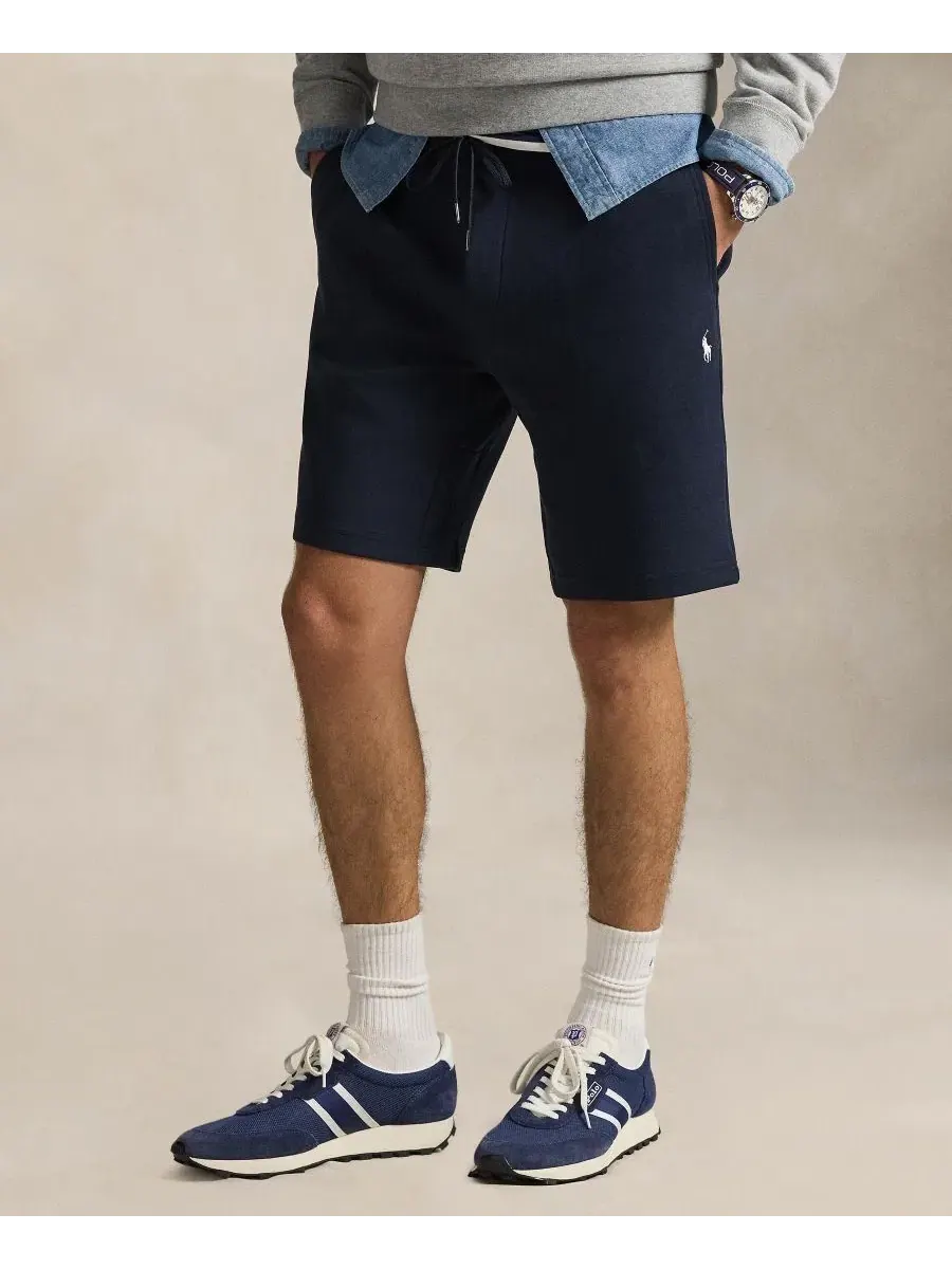 Шорты спортивные с эластичным поясом Polo Ralph Lauren — изображение 1 из 5, темно-синий
