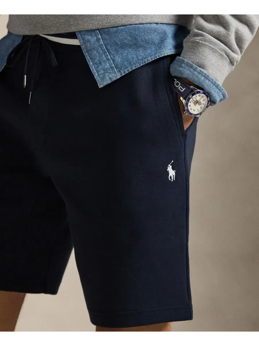 Шорты спортивные с эластичным поясом Polo Ralph Lauren — изображение 3 из 5, темно-синий