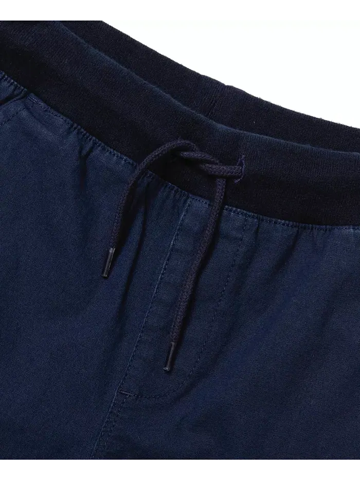 Брюки Big Boys Husky Stretch с мягкой резинкой на поясе и усиленными коленями на молнии Lands' End — изображение 3 из 3