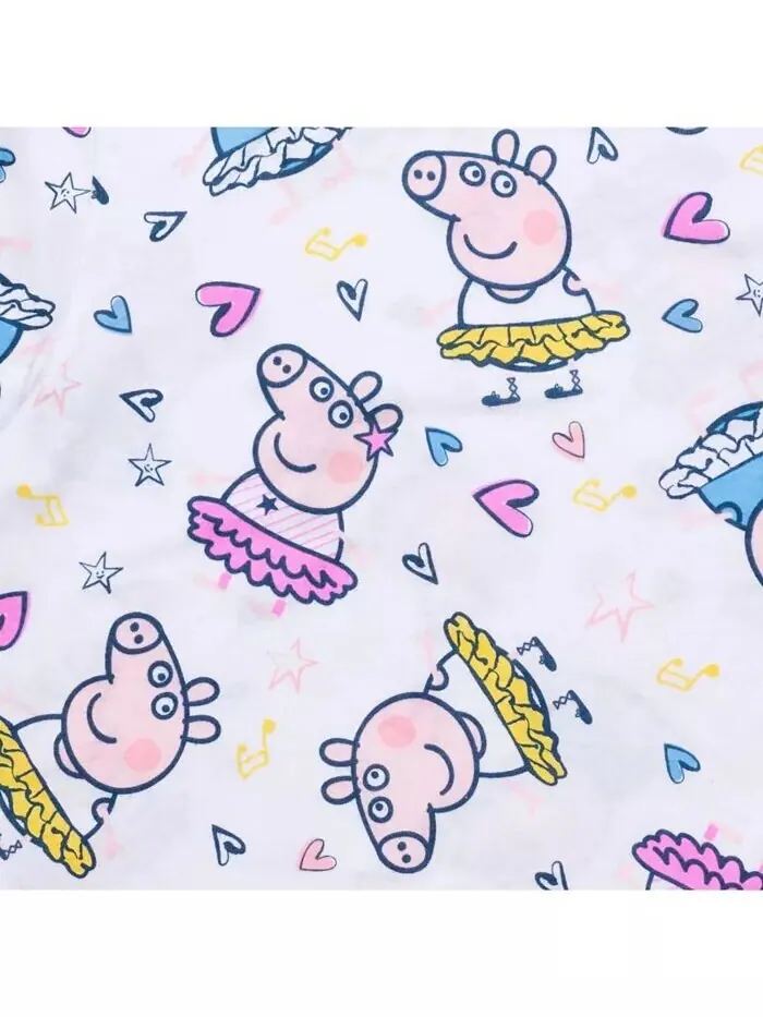 Комплект из 3 футболок для девочек Peppa Pig — изображение 6 из 7, белый/розовый