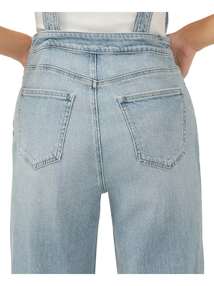 Женские джинсы-комбинезон с широкими штанинами Silver Jeans Co. — изображение 4 из 4, синий