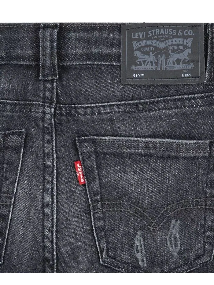 Джинсы скинни Little Boys 510 на каждый день Levi'S — изображение 12 из 15, черный