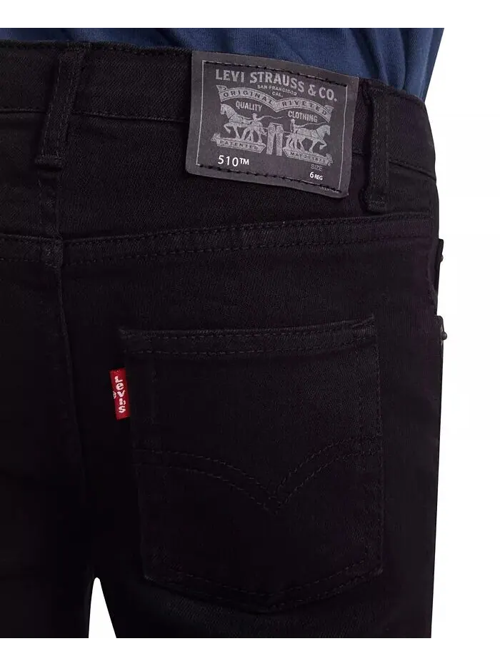 Джинсы скинни Little Boys 510 на каждый день Levi'S — изображение 6 из 15, черный