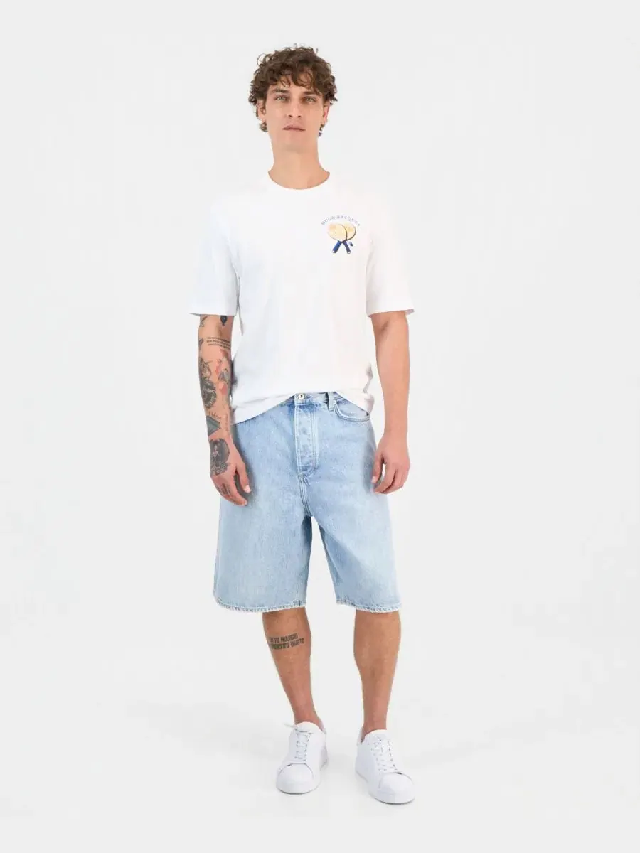 Мужские джинсовые шорты Mason Regular-Fit 10,6 дюйма Hugo Boss