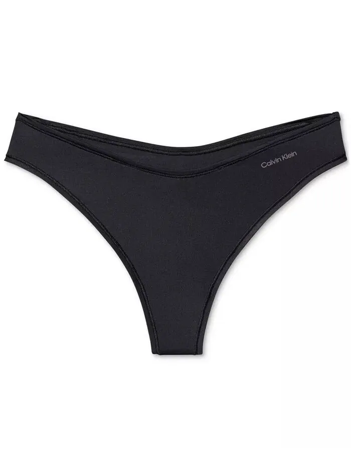 Женское нижнее белье-стринги Ideal Stretch Micro с низкой посадкой QD5117 Calvin Klein — изображение 5 из 7, кедр