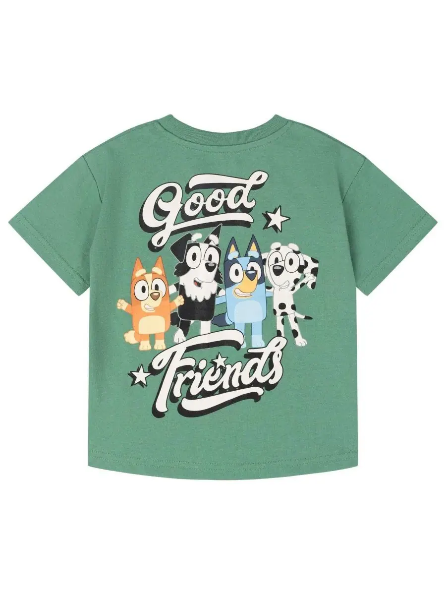 Комплект из футболки и спортивных штанов Bluey Bluey Sage Green Gray — изображение 2 из 3, зеленый серый