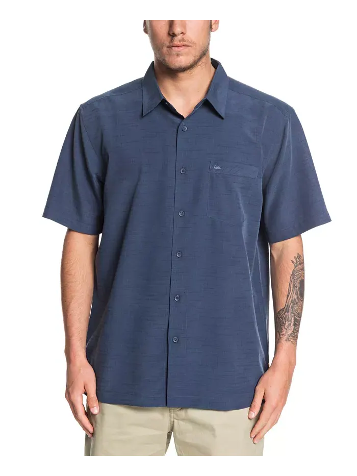 Quiksilver Мужская Рубашка Centinela Quiksilver Waterman — изображение 1 из 7, темно-синий