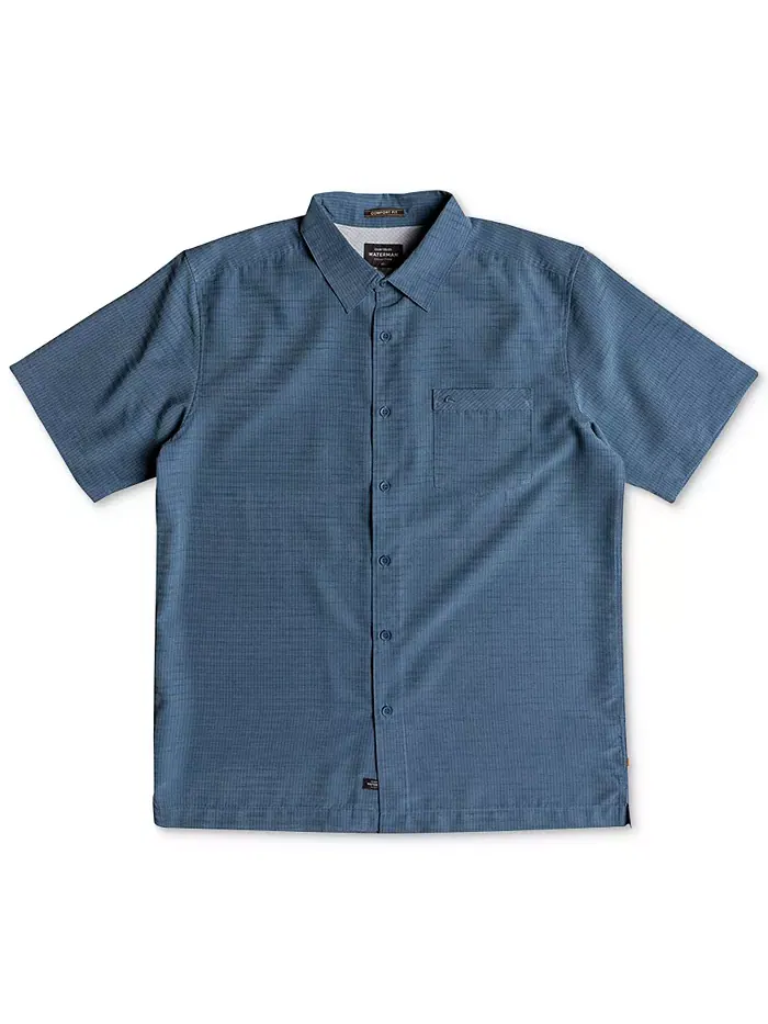 Quiksilver Мужская Рубашка Centinela Quiksilver Waterman — изображение 4 из 7, темно-синий