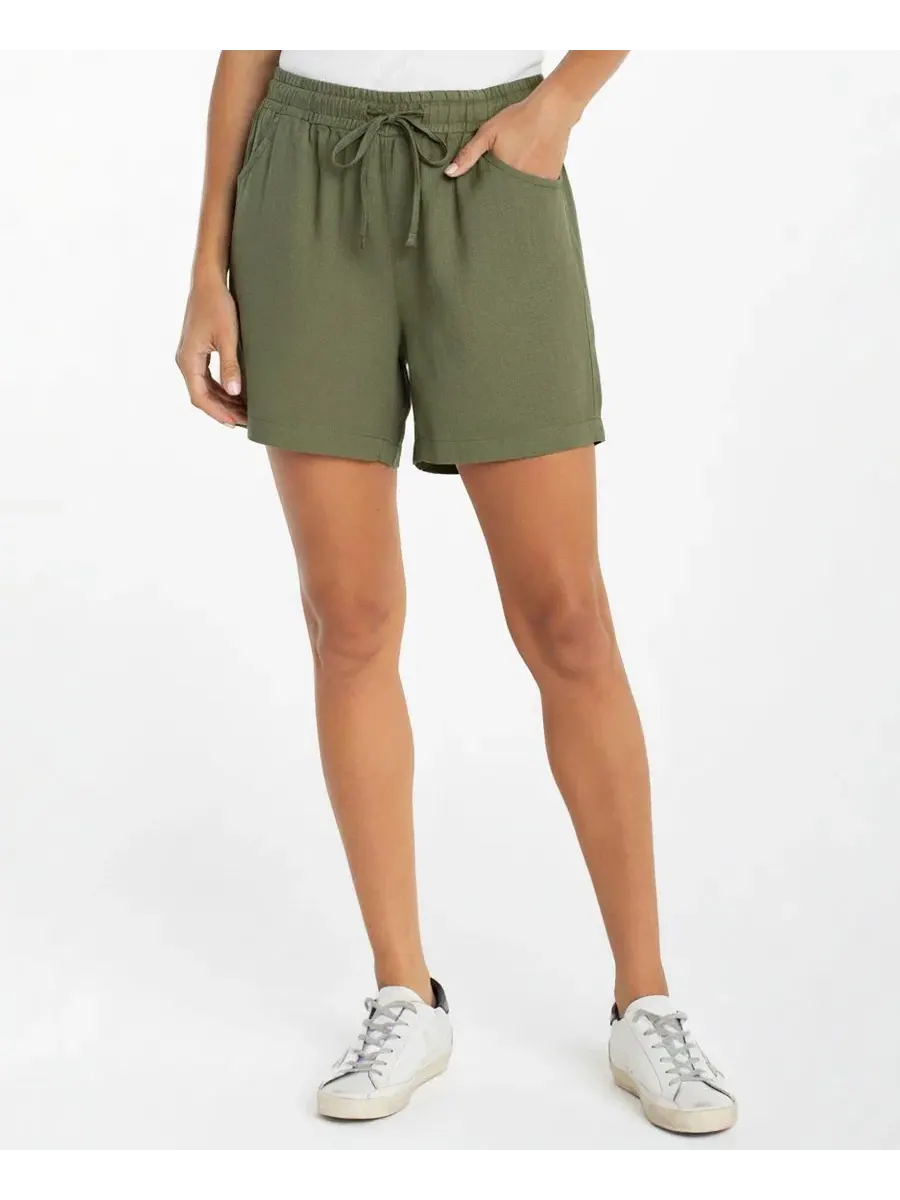 Шорты женские с завязкой Mid-Rise Pull-On Shorts Liverpool Los Angeles