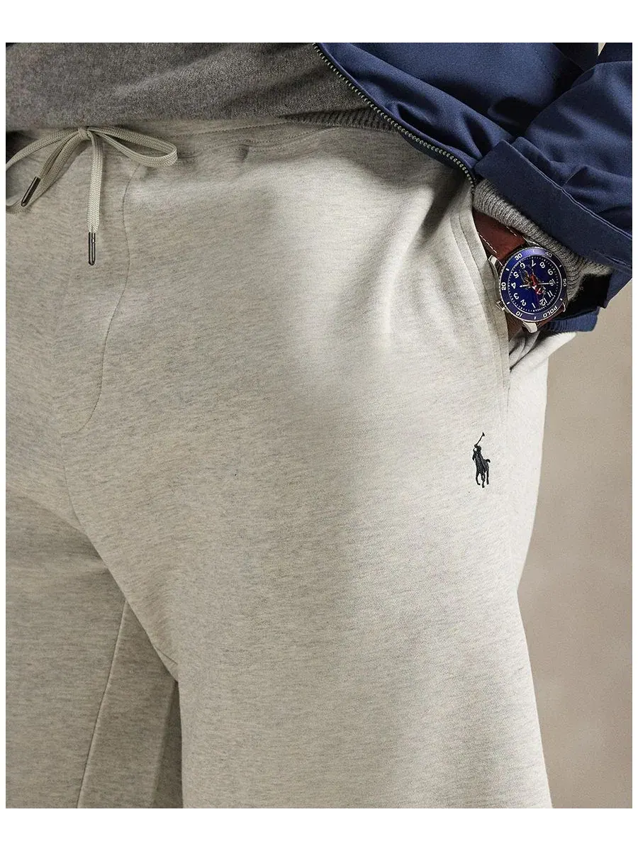 Шорты двойной вязки Polo Ralph Lauren, светлый-sport heather — изображение 3 из 5, стриженый