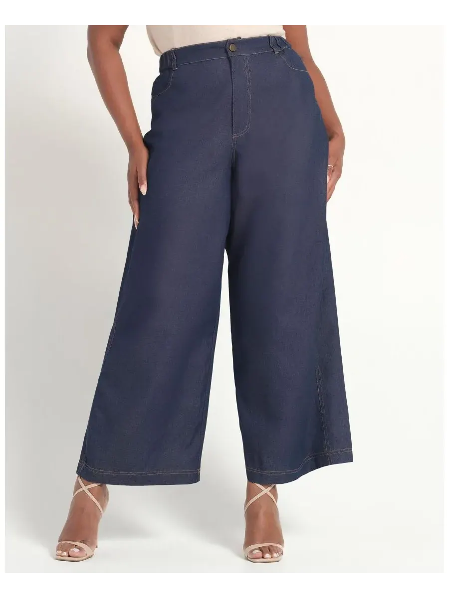 Женские джинсы Dakota High Rise Wide-Leg Denim ESTELLE