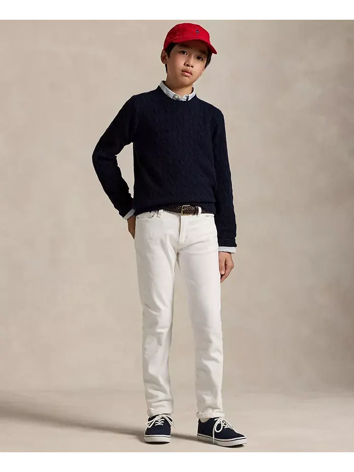 Джинсы Big Boys Sullivan Slim Stretch Polo Ralph Lauren — изображение 2 из 6, белый