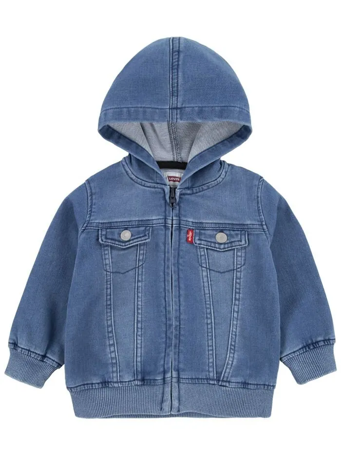Вязаная куртка с капюшоном для мальчиков и девочек Levi's