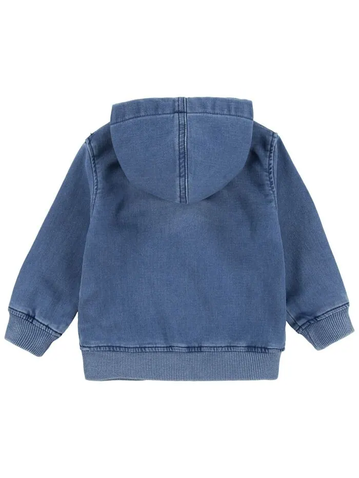 Вязаная куртка с капюшоном для мальчиков и девочек Levi's — изображение 2 из 3, морская соль