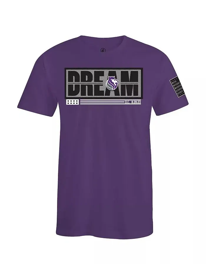Мужская и женская x Black History Collection фиолетовая футболка Sacramento Kings FISLL — изображение 3 из 3